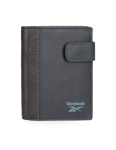 BILLETERO - MONEDERO - TARJETERO VERTICAL HOMBRE REEBOK DIVISION CON CIERRE DE CLICK 89612