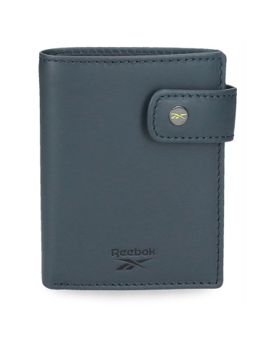 BILLETERO - MONEDERO - TARJETERO VERTICAL HOMBRE REEBOK SWITCH CON CIERRE DE CLICK