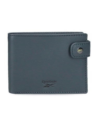 BILLETERO - MONEDERO - TARJETERO HORIZONTAL HOMBRE REEBOK SWITCH CON CIERRE DE CLICK