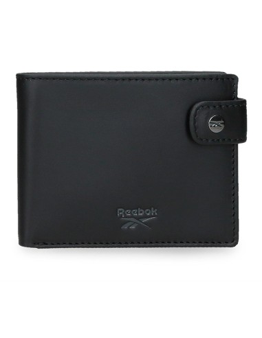 BILLETERO - MONEDERO - TARJETERO HORIZONTAL HOMBRE REEBOK SWITCH CON CIERRE DE CLICK