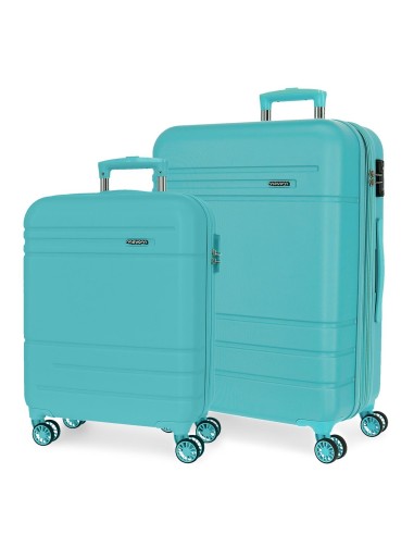 SET DE LOS 2 TROLLEYS 4 RUEDAS EXPANDIBLE CABINA + MEDIANA GALAXY MOVOM