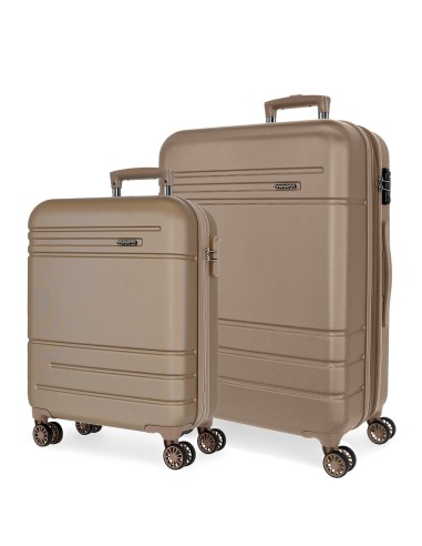 SET DE LOS 2 TROLLEYS 4 RUEDAS EXPANDIBLE CABINA + MEDIANA GALAXY MOVOM