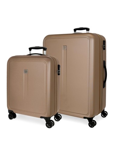 SET DE LOS 2 TROLLEYS 4 RUEDAS EXPANDIBLE CABINA + MEDIANA CAMBOYA ROLL ROAD