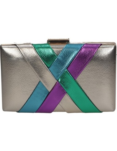 BOLSO DE FIESTA CLUTCH MULTICOLOR TEOVEL BASIC 2000