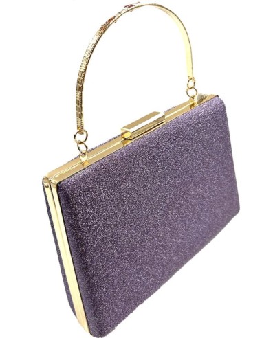 BOLSO DE FIESTA CLUTCH CON ASA METÁLICA TEOVEL BASIC 52530