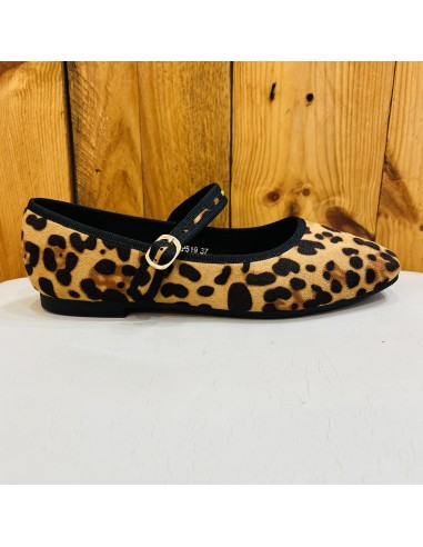 BAILARINA LEOPARDO CON HEBILLA DE MUJER TEOVEL BASIC SP519