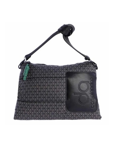 BOLSO BANDOLERA DE MUJER MODENA DON ALGODON 17823-01 NEGRO