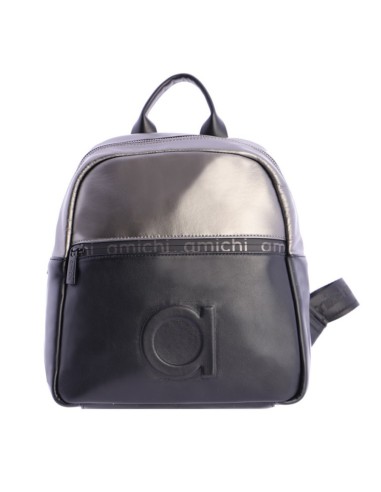 MOCHILA URBANA DE MUJER MILANO AMICHI 15324-01 NEGRO