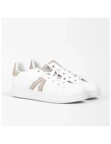 SNEAKERS CASUAL DE MUJER TEOVEL BASIC DD909 BLANCO