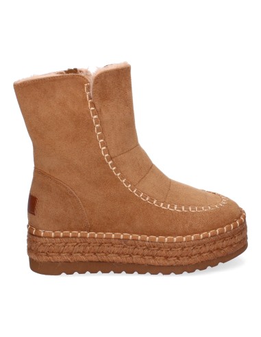 BOTA ESQUIMAL PLATAFORMA YUTE DE MUJER TEOVEL BASIC YZ2343-43 CAMEL