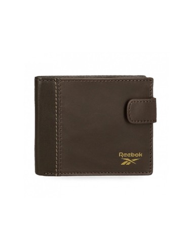 BILLETERO - MONEDERO - TARJETERO HORIZONTAL HOMBRE REEBOK DIVISION CON CIERRE DE CLICK 89633