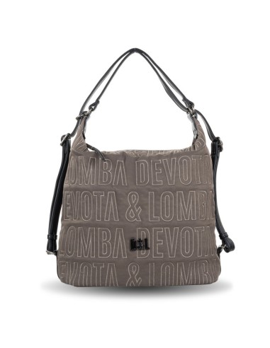 BOLSO/MOCHILA DE MUJER BORDER DEVOTA & LOMBA 241470 TAUPE