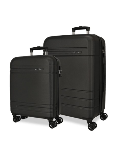 SET DE LOS 2 TROLLEYS 4 RUEDAS EXPANDIBLE CABINA + MEDIANA GALAXY MOVOM