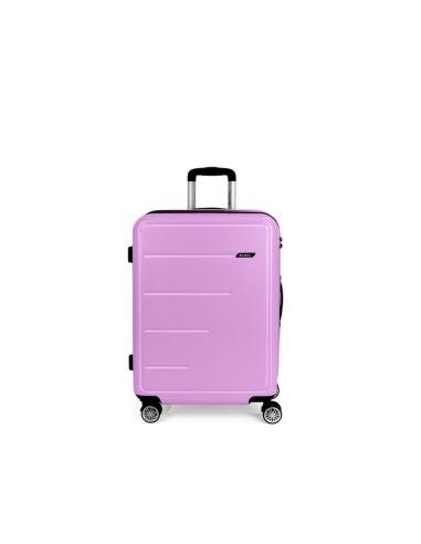 MALETA MEDIANA EXTENSIBLE 4 RUEDAS DOBLES RÍGIDA ABS FUTURE PLUS GABOL - 66 x 47 x 27/30cm