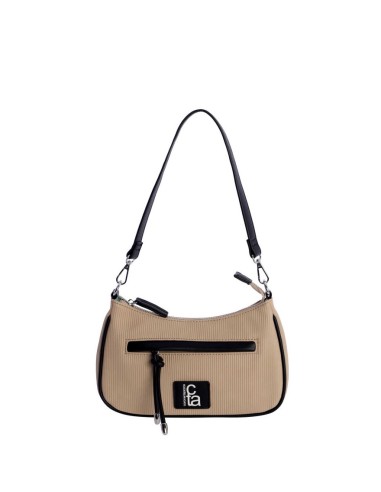 BOLSO PEQUEÑO MEDIA LUNA DE HOMBRO CON BANDOLERA DE MUJER CORONEL TAPIOCCA MORTARA RV1120