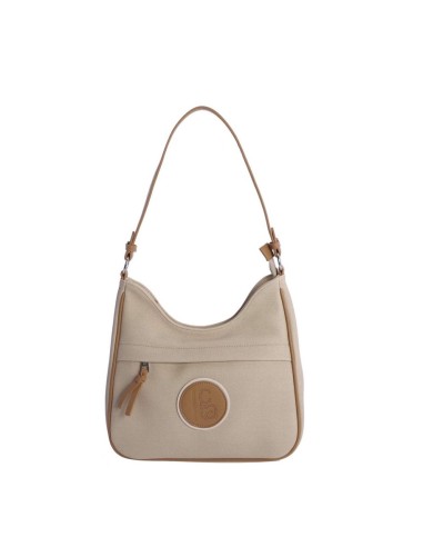 BOLSO DE HOMBRO DE MUJER CORONEL PLASENCIA RV1125 BEIGE