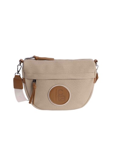 BOLSO BANDOLERA DE MUJER CORONEL PLASENCIA RV1124 BEIGE