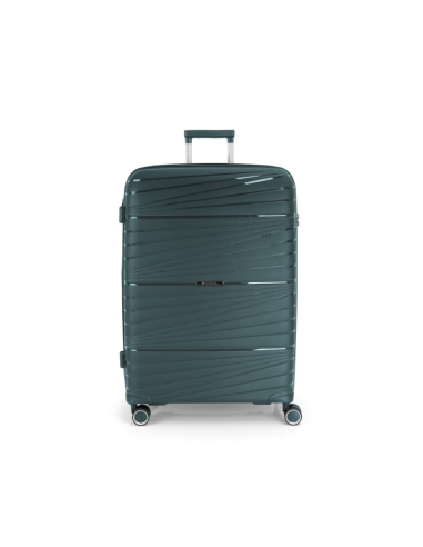 MALETA GRANDE 4 RUEDAS DOBLES EXTENSIBLE RÍGIDA POLIPROPILENO KIBA GABOL - 76 x 49 x 32/35cm