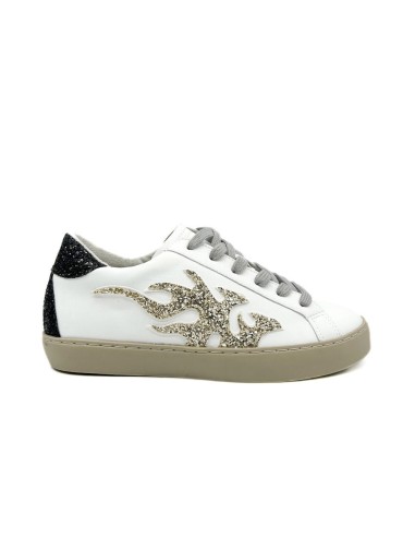 ZAPATILLAS SNEAKERS MUJER FIRE TEOVEL BASIC H9065 BLANCO/ORO