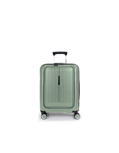 MALETA CABINA 4 RUEDAS DOBLES EXTENSIBLE CON BOLSILLO PARA PORTÁTIL 15,6” RÍGIDA POLIPROPILENO BROOKLYN GABOL - 55 x 40x 20/25cm