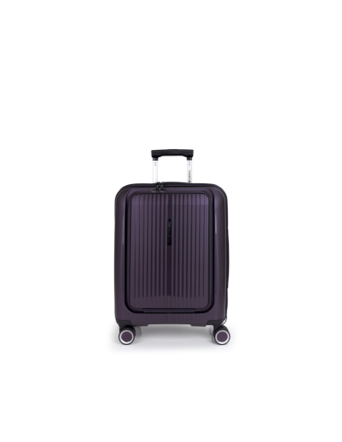 MALETA CABINA 4 RUEDAS DOBLES EXTENSIBLE CON BOLSILLO PARA PORTÁTIL 15,6” RÍGIDA POLIPROPILENO BROOKLYN GABOL - 55 x 40x 20/25cm