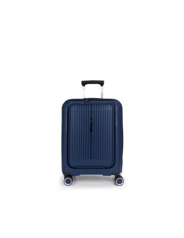 MALETA CABINA 4 RUEDAS DOBLES EXTENSIBLE CON BOLSILLO PARA PORTÁTIL 15,6” RÍGIDA POLIPROPILENO BROOKLYN GABOL - 55 x 40x 20/25cm