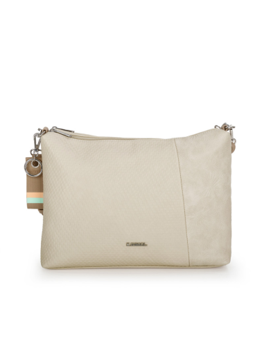 BOLSO BANDOLERA/HOMBRO DOBLE COMPARTIMENTO GABOL MURIEL 603414-006 BEIGE