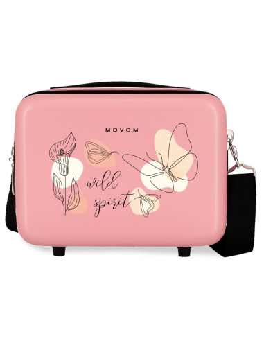 MOVOM NECESER CON BANDOLERA ADAPTABLE RÍGIDO ABS LUGGAGE REF 3941921 29 x 21 x 15 Cm NUDE