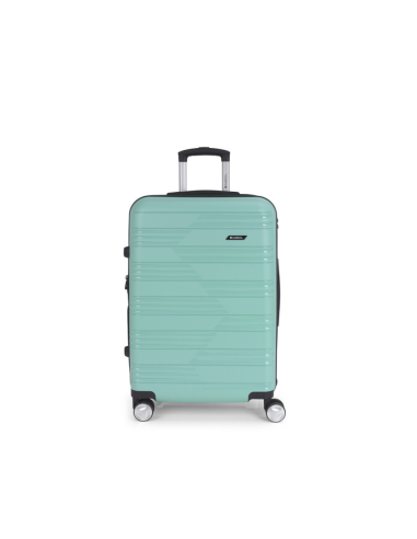 MALETA MEDIANA 4 RUEDAS DOBLES EXTENSIBLE RÍGIDA POLIPROPILENO UYIKO GABOL - 66 x 44 x 26/30 Cm