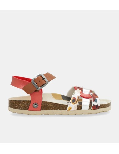 SANDALIAS CUÑA BAJA ALMA 40371-692 ROJO ANEKKE - NUEVA COLECCIÓN PRIMAVERA/VERANO 25