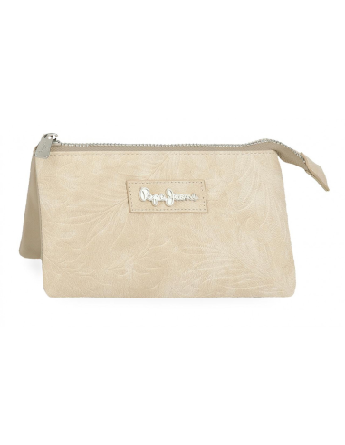 MONEDERO TRIPLE COMPARTIMENTO CON SISTEMA RFID DE MUJER JANA PEPE JEANS 7144341 BEIGE