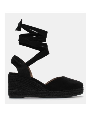 ALPARGATA CUÑA MUJER ESTILO BOHO CON CINTAS PARA ATAR TEOVEL BASIC Q8330