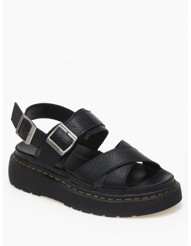 SANDALIAS CON PLATAFORMA Y HEBILLAS  DE MUJER TEOVEL BASIC 5363 NEGRO