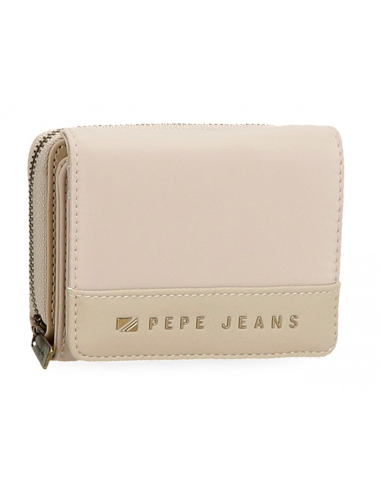 BILLETERO/MONEDERO CON SISTEMA RFID DE MUJER MORGAN PEPE JEANS 7928233 BEIGE