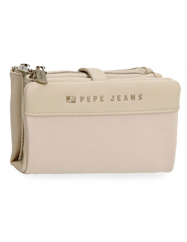 BILLETERO/MONEDERO CON SISTEMA RFID DE MUJER MORGAN PEPE JEANS 7928633 BEIGE