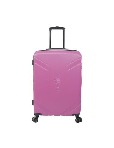 TROLLEY MEDIANO 4 RUEDAS TOTTO YAKANA EXPANDIBLE FUCSIA